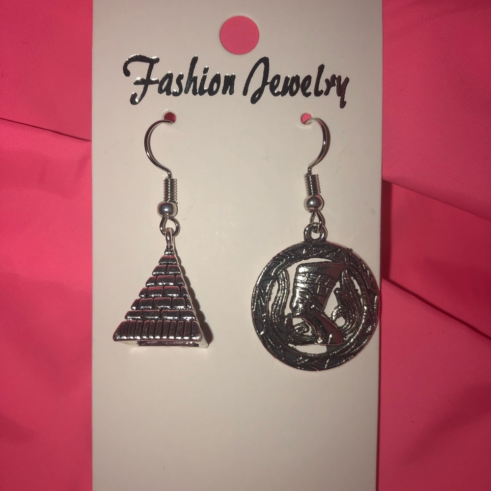 Pyramid and Pharaoh Earrings